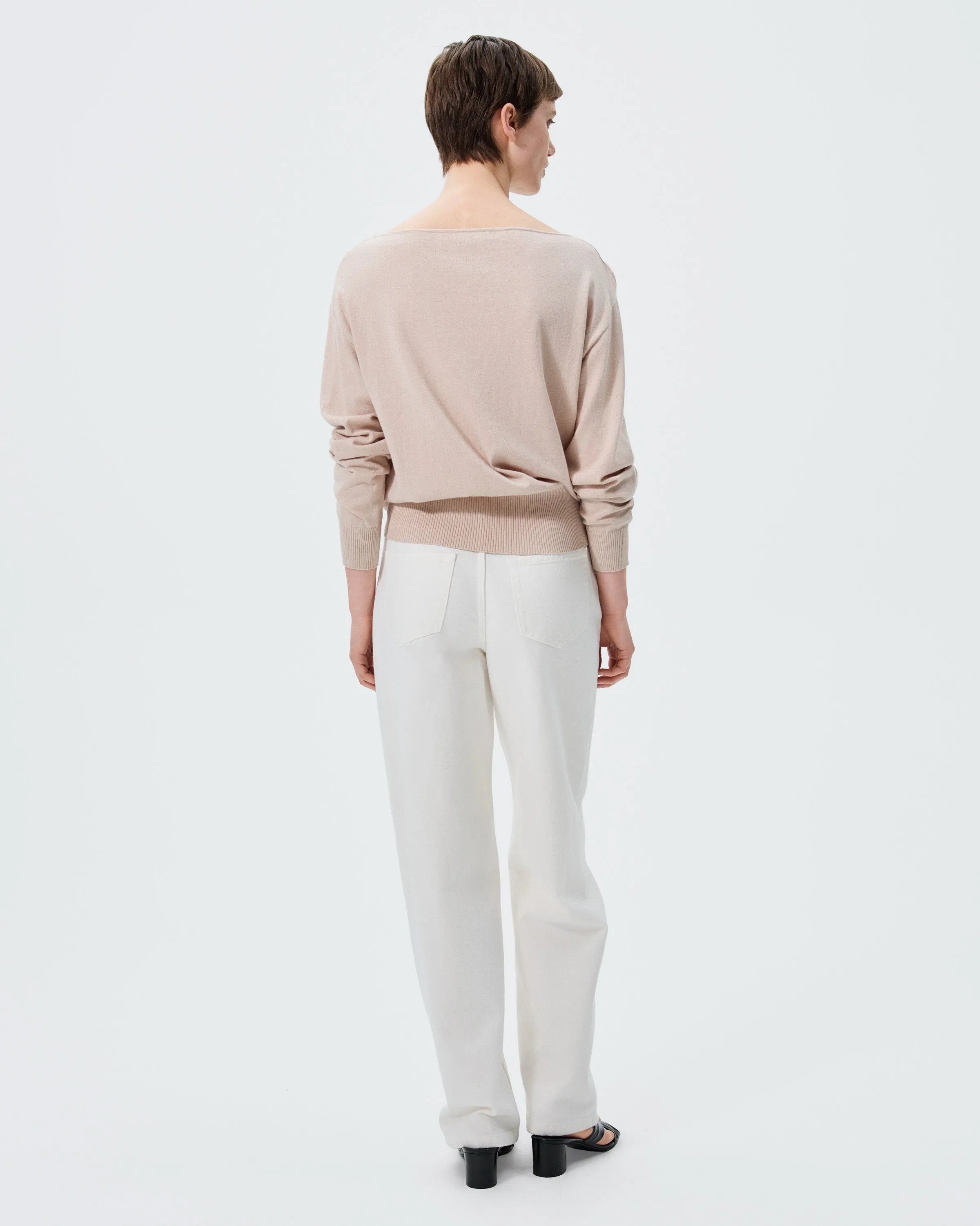 COTTON LINEN LONG SLEEVE BOATNECK sold by 440me product image thumbnail 5