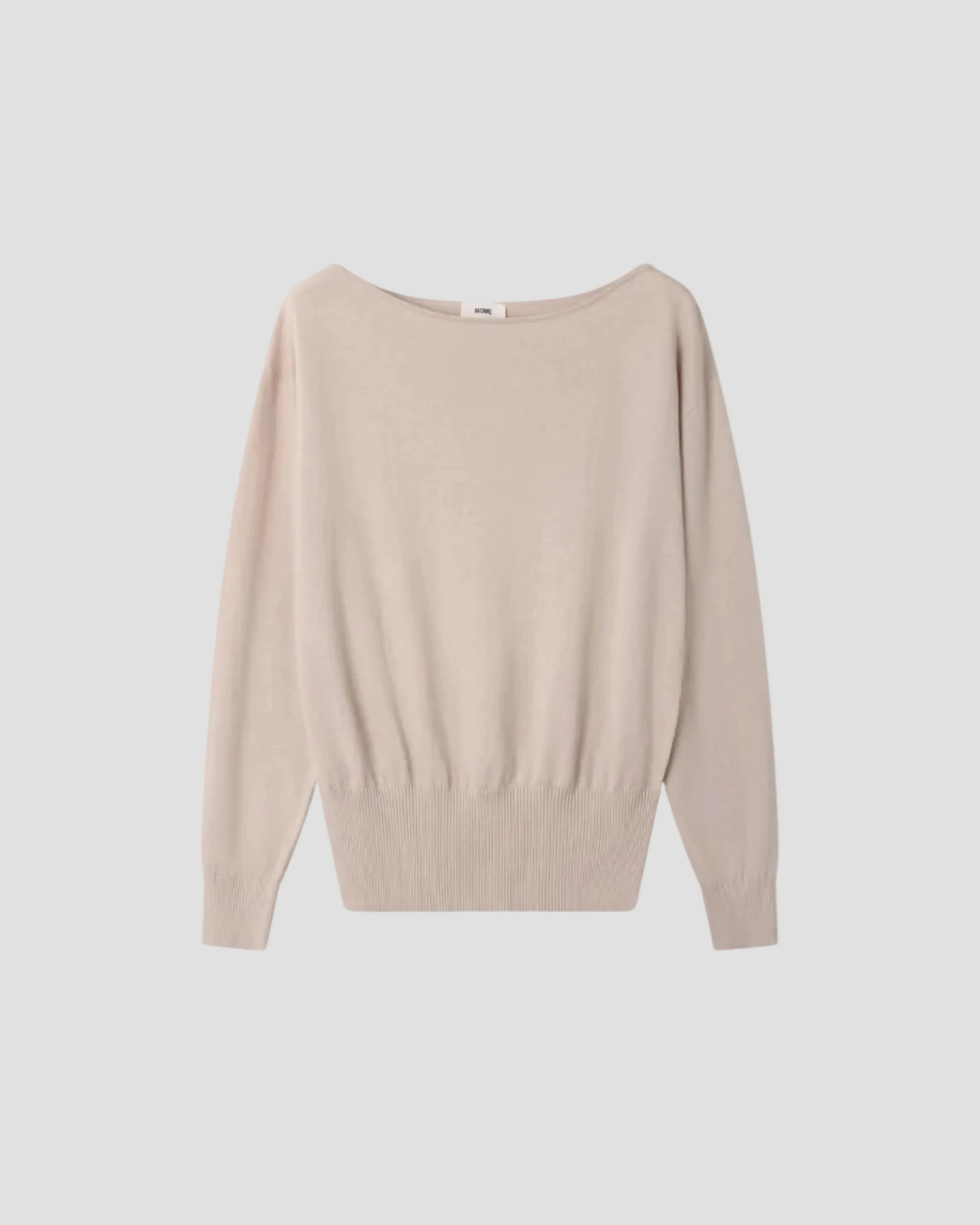 COTTON LINEN LONG SLEEVE BOATNECK sold by 440me