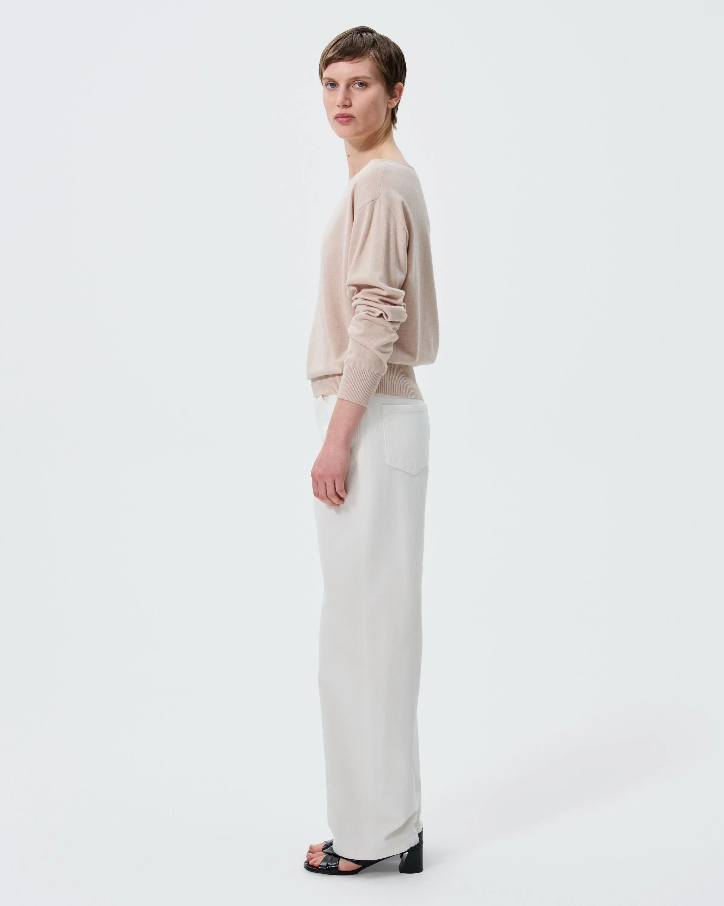 COTTON LINEN LONG SLEEVE BOATNECK sold by 440me product image thumbnail 4