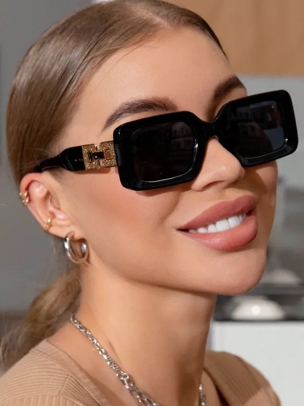 1pc Plastic Square Shaped Fashionable Unisex Sunglasses FD made by Negative