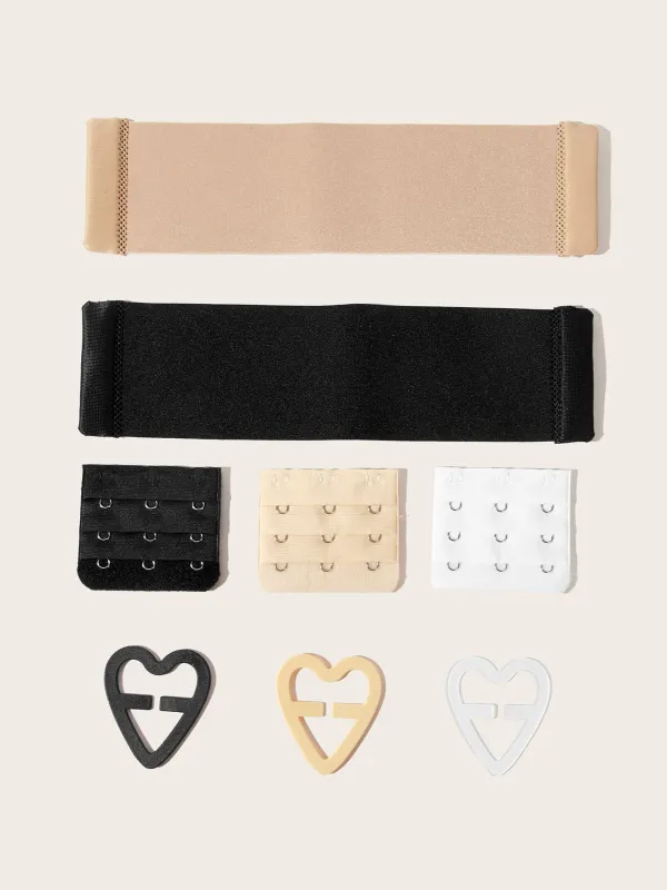 8pack Plus Bra Strap & Extender Hook Strap & Heart Buckle FD made by Negative