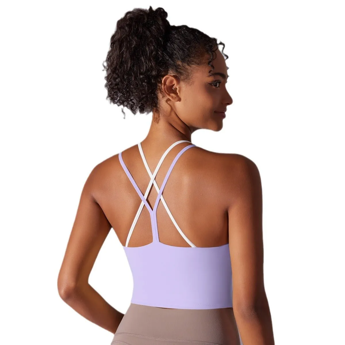 The Bare Bliss | Women's Seamless High-Neck Sports Bra sold by Negative product image thumbnail 4