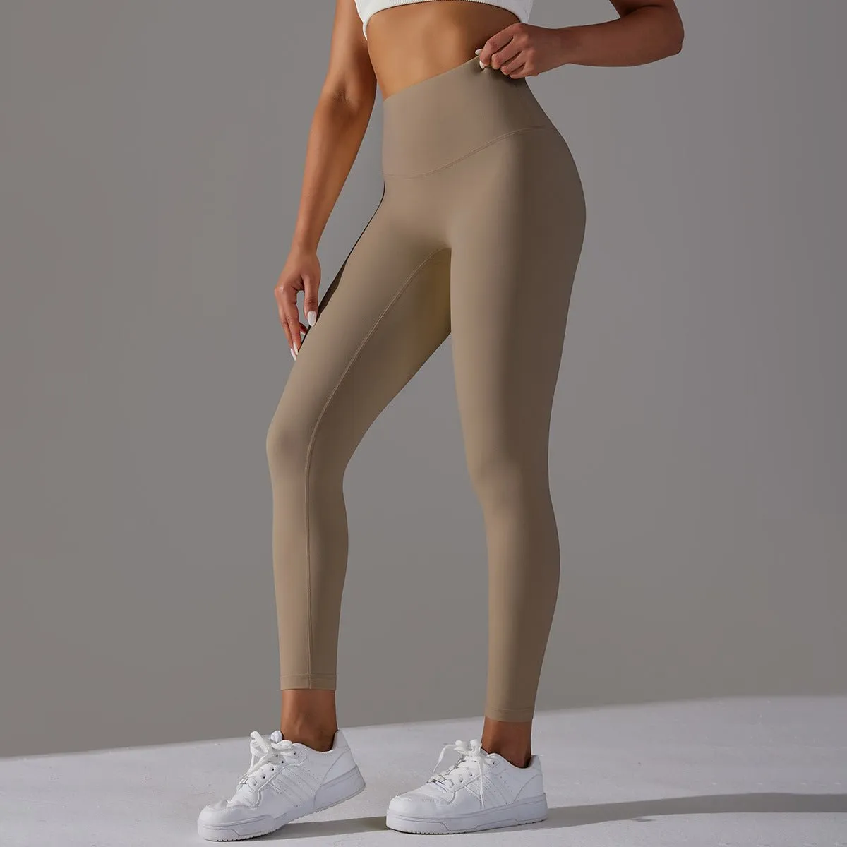 Bare Glow 9/10 Leggings | Seamless. Sculpted. Serene. sold by Negative