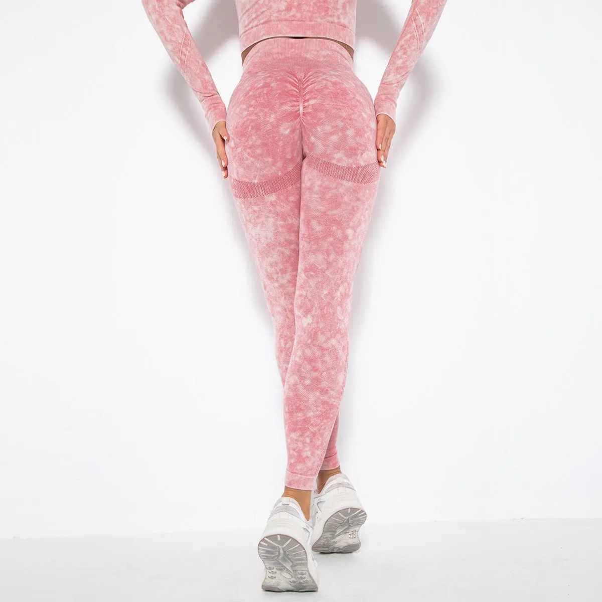 Peach Bloom Leggings | Romantic. Resilient. Radiant. sold by Negative product image thumbnail 5
