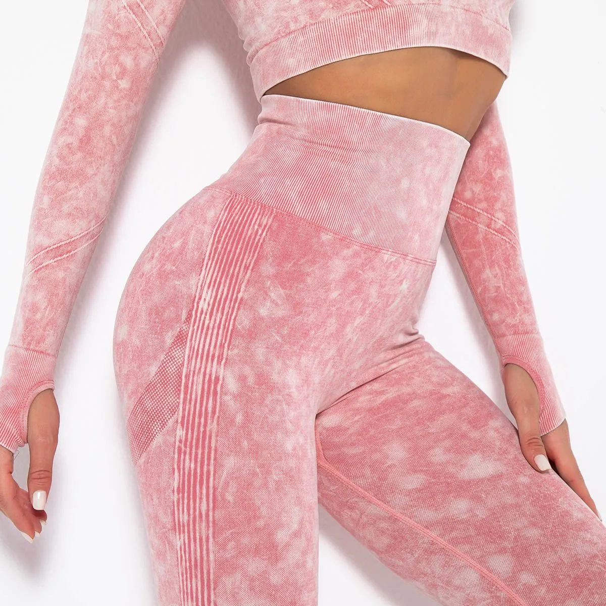 Peach Bloom Leggings | Romantic. Resilient. Radiant. sold by Negative product image thumbnail 2