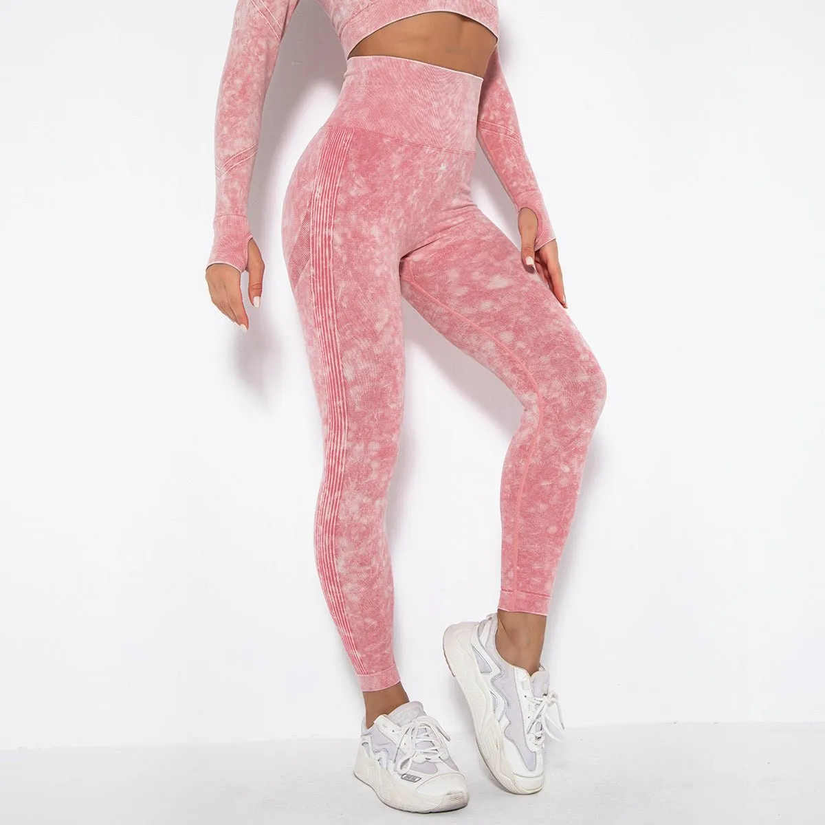 Peach Bloom Leggings | Romantic. Resilient. Radiant. sold by Negative product image thumbnail 3