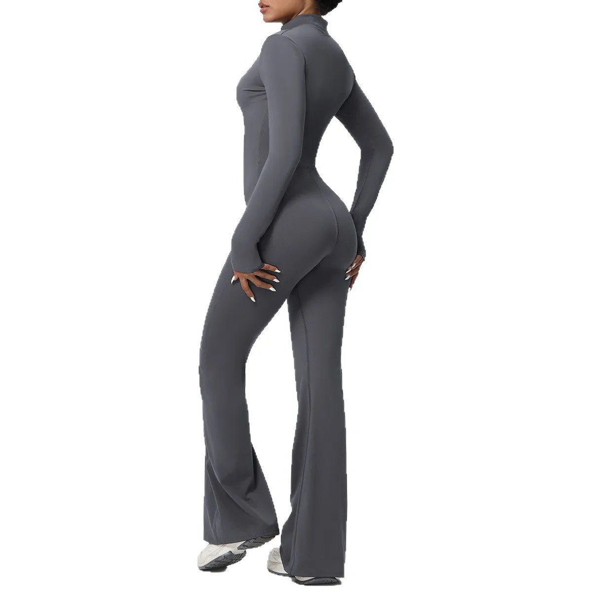 Apex Flare Unitard | Architectural. Fluid. Absolute. sold by Negative product image thumbnail 4