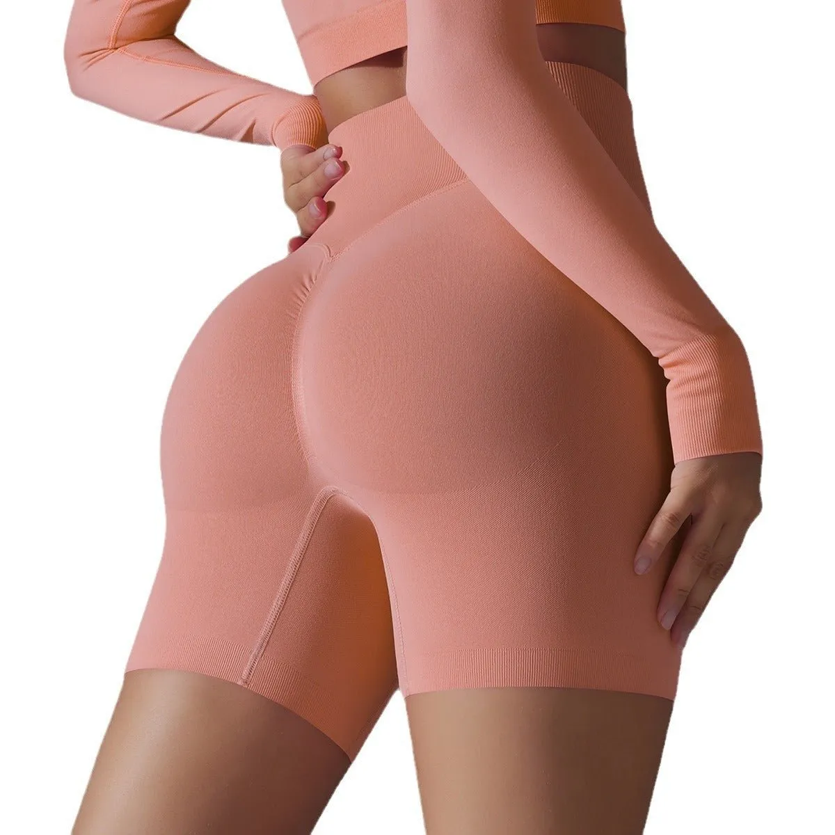Peach Sculpt Biker Shorts | Compact. Contoured. Commanded. sold by Negative product image thumbnail 4