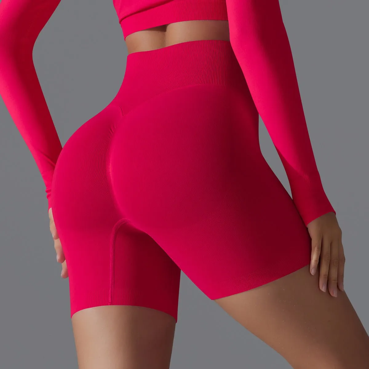 Peach Sculpt Biker Shorts | Compact. Contoured. Commanded. sold by Negative product image thumbnail 5