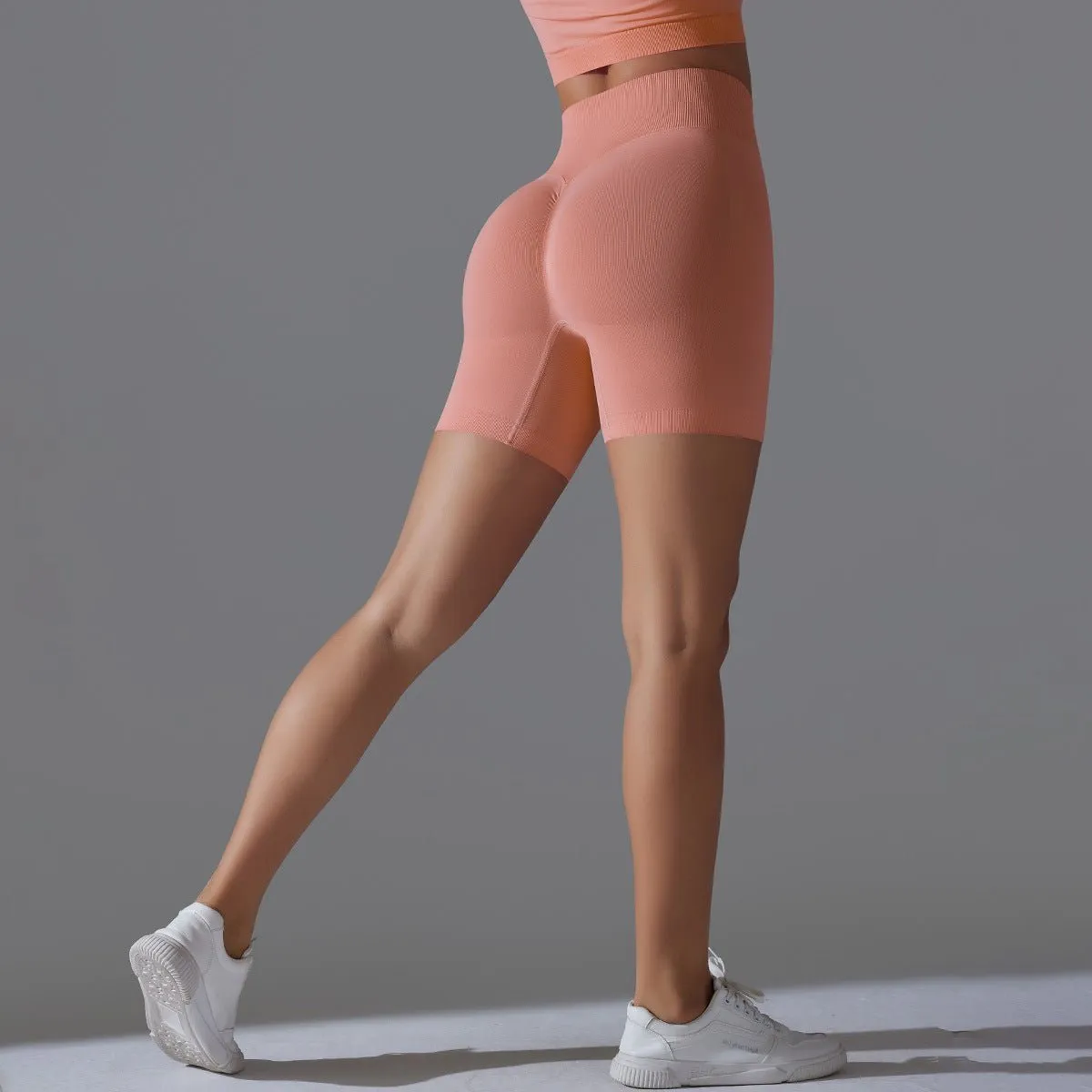 Peach Sculpt Biker Shorts | Compact. Contoured. Commanded. sold by Negative product image thumbnail 3