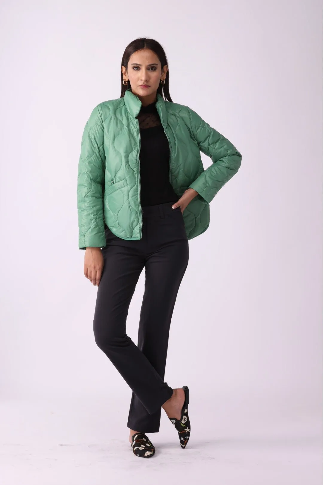 Women Padded Puffer Jacket FD sold by Negative product image thumbnail 4