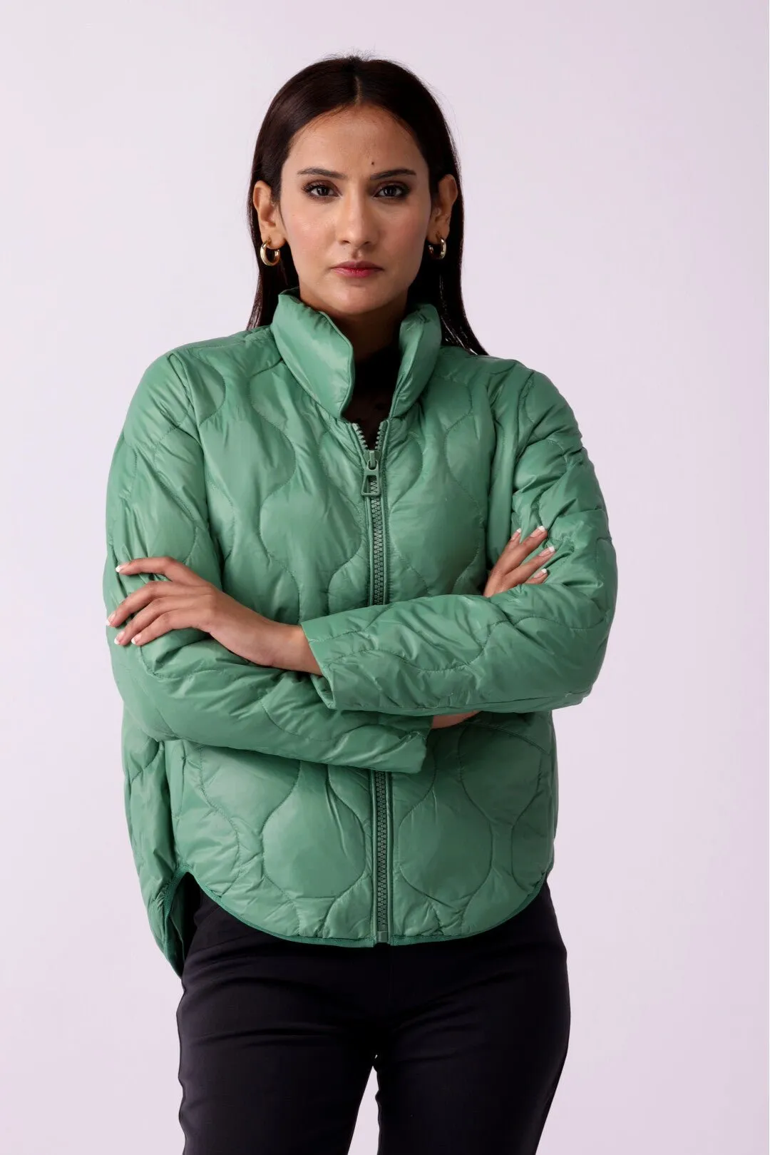 Women Padded Puffer Jacket FD sold by Negative product image thumbnail 5