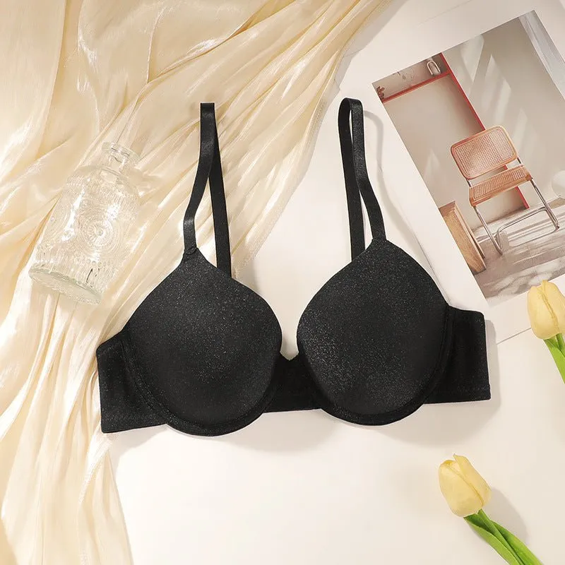 The Seamless Lift | Nude/Black Lace Push-Up Underwire Bra sold by Negative product image thumbnail 4