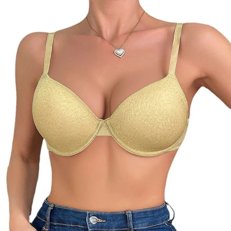 The Seamless Lift | Nude/Black Lace Push-Up Underwire Bra sold by Negative product image thumbnail 5