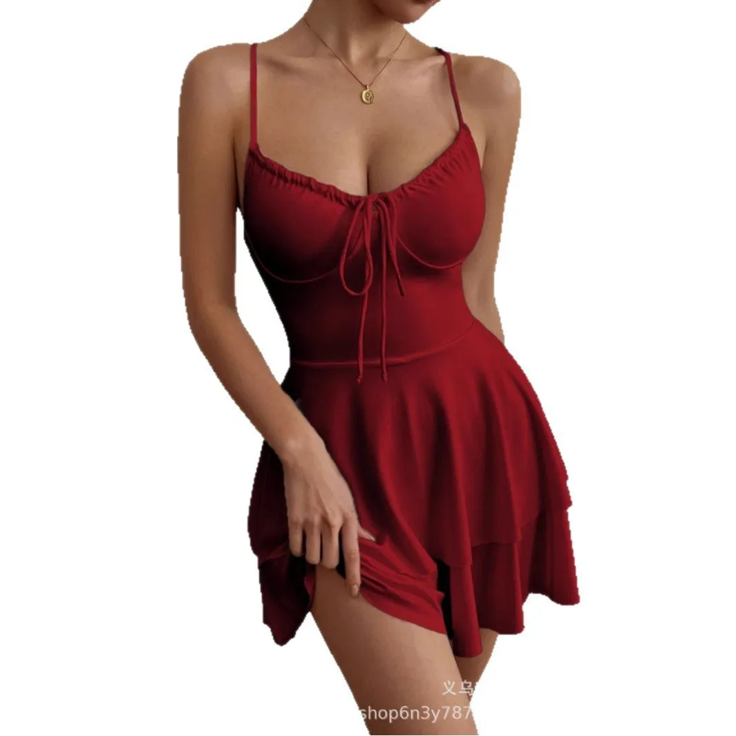The Coastal Whisper | Women's Strapless U-Neck Mini Dress sold by Negative product image thumbnail 5