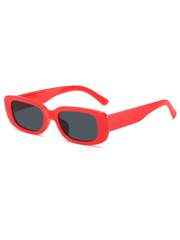1pair Women Square Frame Fashion Glasses, For Outdoor FD made by Negative
