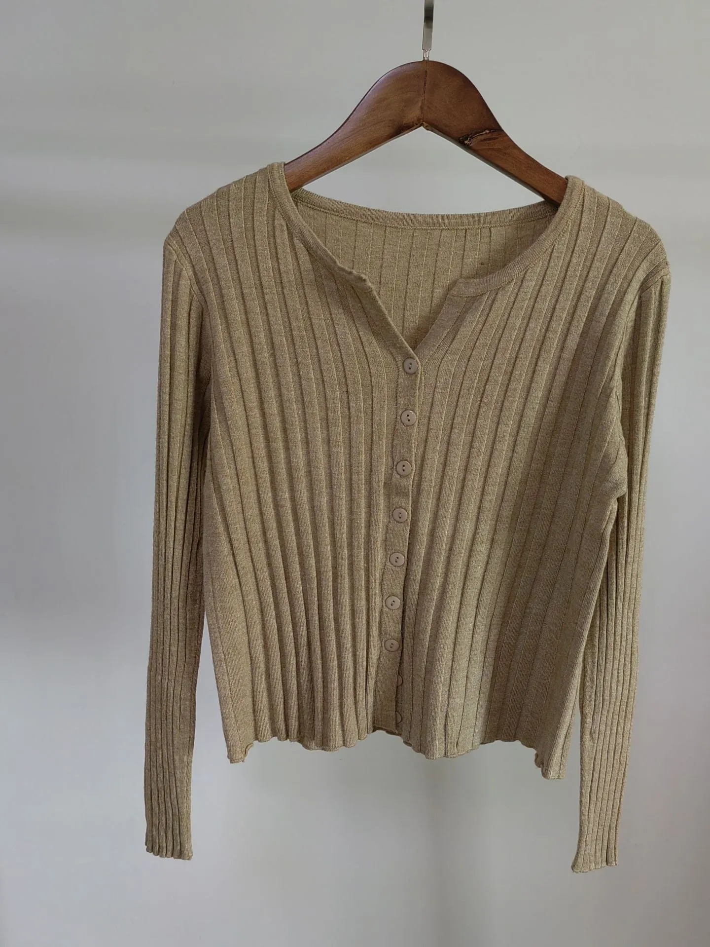 New Korean style Cardigan sweater full sleeves winter top FD sold by Negative product image thumbnail 4