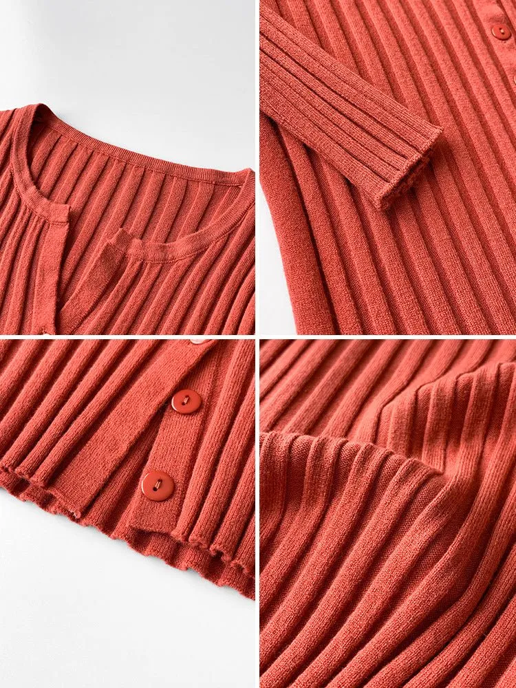 New Korean style Cardigan sweater full sleeves winter top FD sold by Negative product image thumbnail 2