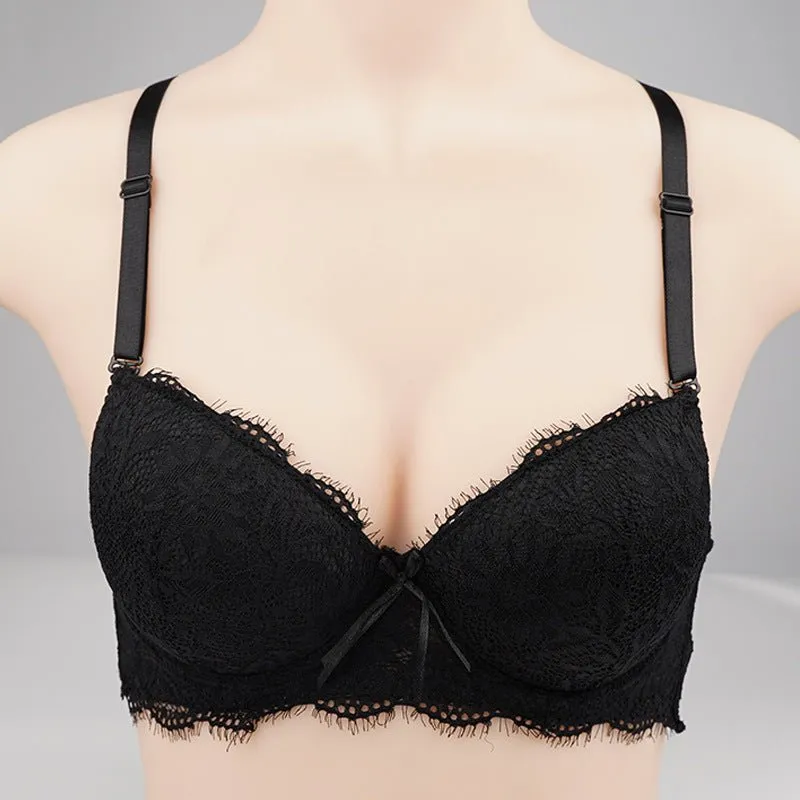 The Lace Butterfly | Women's Lace Underwire Push-Up Bra made by Negative