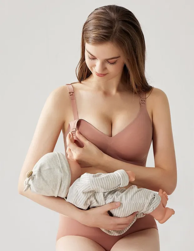 Women’s Seamless Comfort Bra – Simple Natural Style FD made by Negative