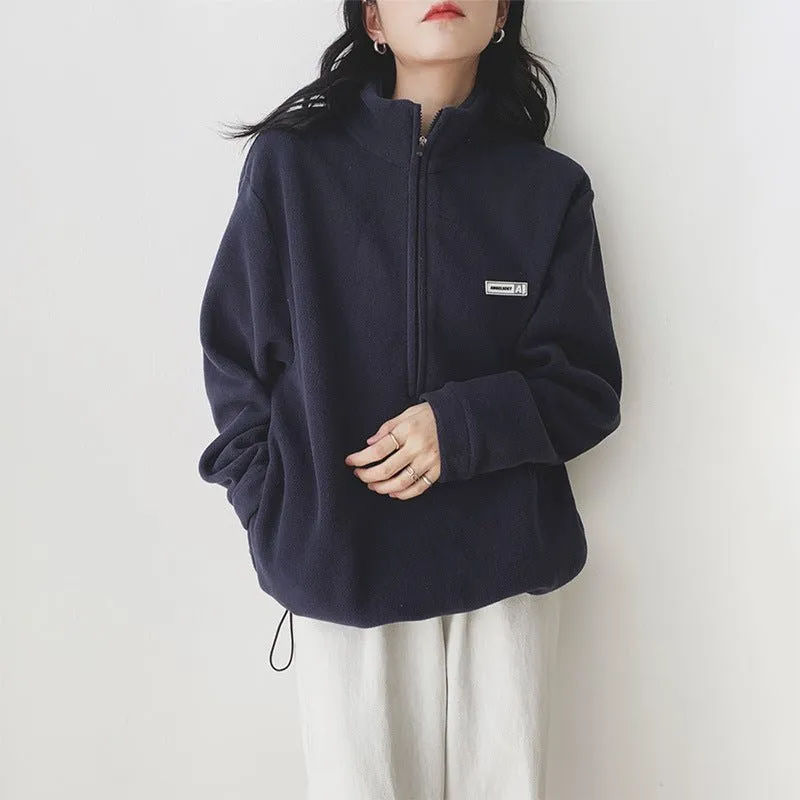 Women’s Stand-Up Collar Pullover Sweater – Japanese & Korean Casual Style, Autumn 2025 Collection FD sold by Negative