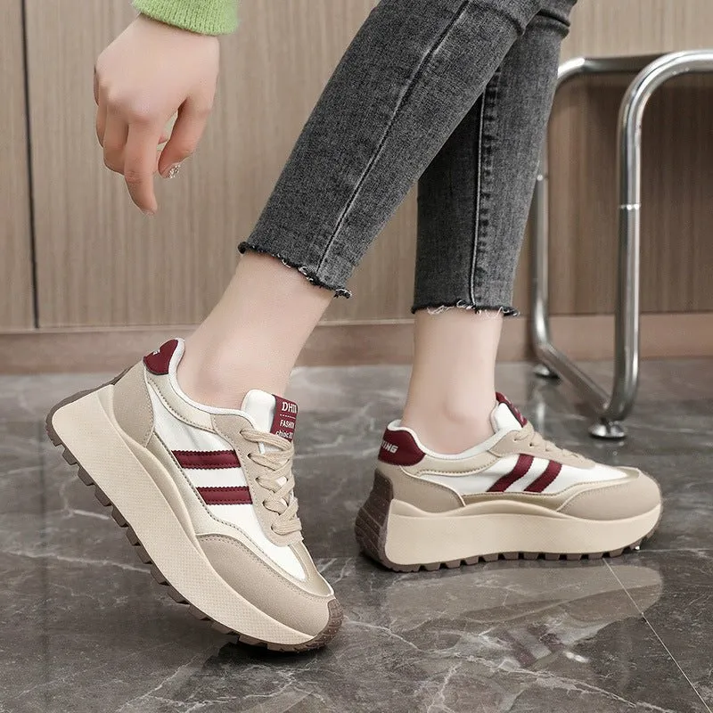 The Dynamic Boost | Women's Thick-Soled Heightening Casual Sneakers FD sold by Negative product image thumbnail 4