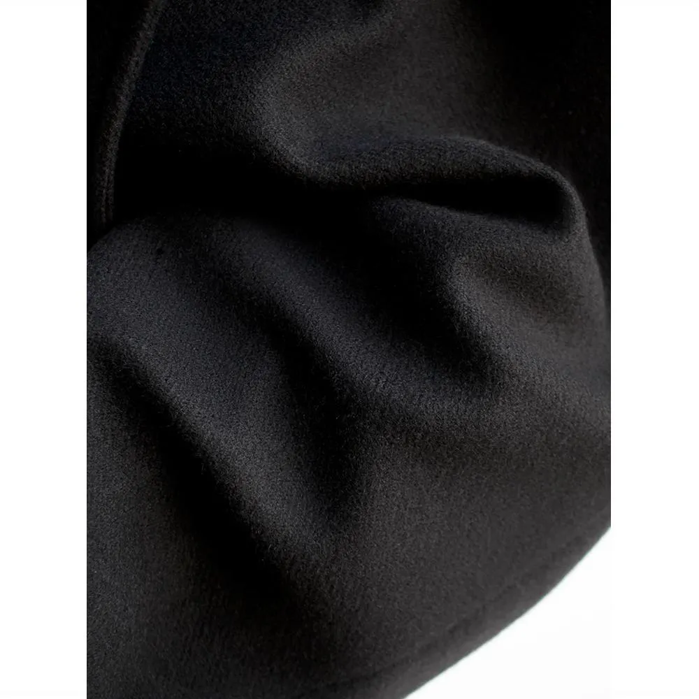 Elegant Warmth | Wool-Blend Double-Breasted Loose Coat sold by Negative product image thumbnail 4