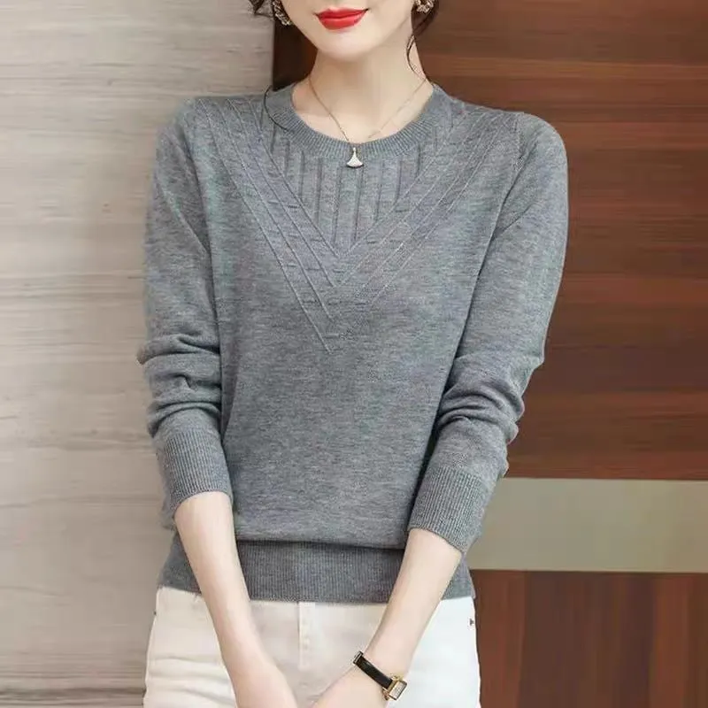 Women’s Semi-Turtleneck Pullover Sweater – Elegant Autumn 2025, Slim & Comfortable Knit sold by Negative