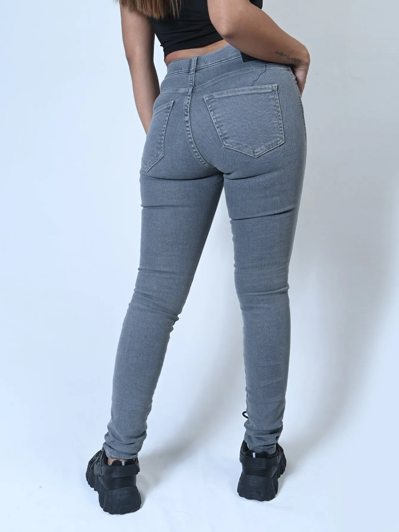 Skinny Fit Plain Jeans FD sold by Negative product image thumbnail 3