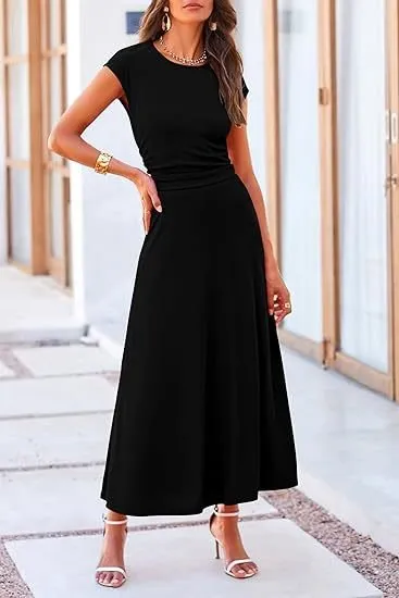 The Hot Glow | Solid Color Knitted Navel Top & Midi Skirt Set sold by Negative product image thumbnail 3