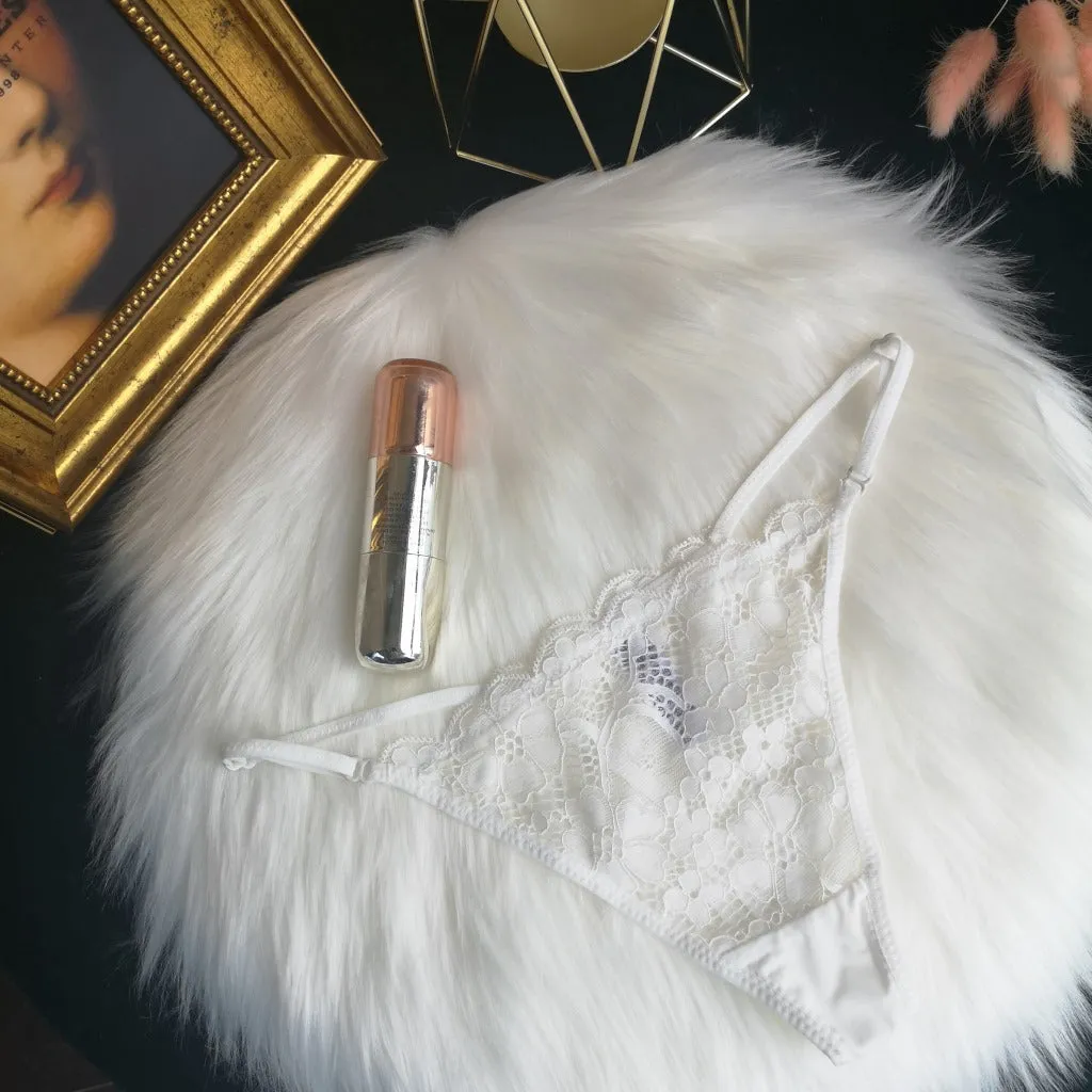 The Enchanted Bloom | Adjustable Lace Low-Rise Thong Panties sold by Negative product image thumbnail 5