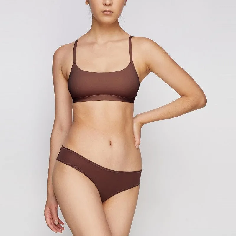 The Smooth Serenity | Seamless Nylon Full-Cup Vest Bra made by Negative