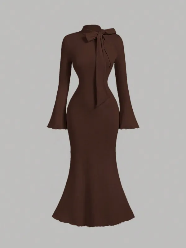 MOD Apricot Turtleneck Dress For Women sold by Negative