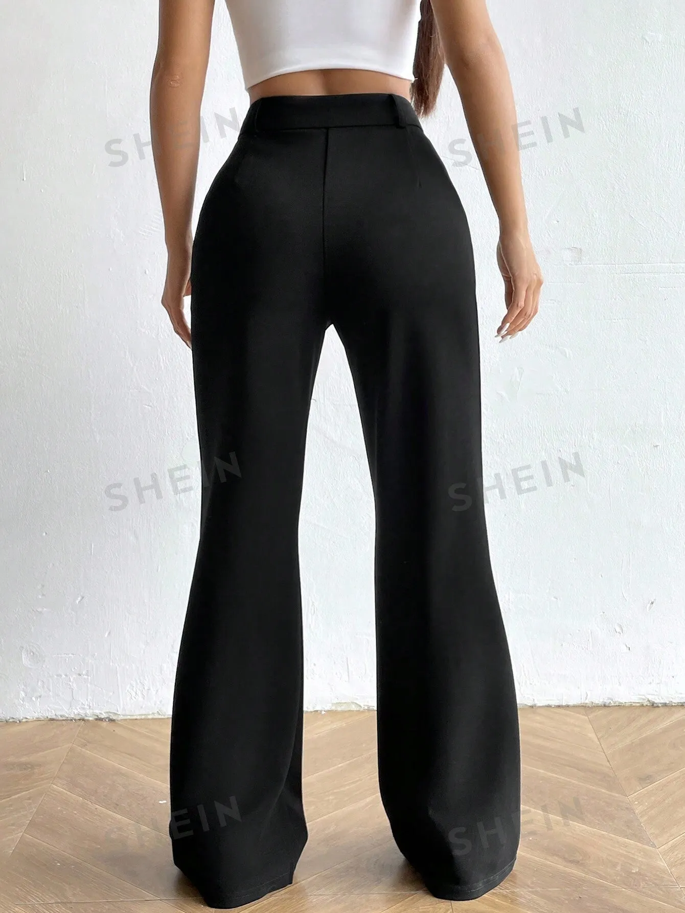MOOSTA High Waist Flare Leg Pants sold by Negative product image thumbnail 5