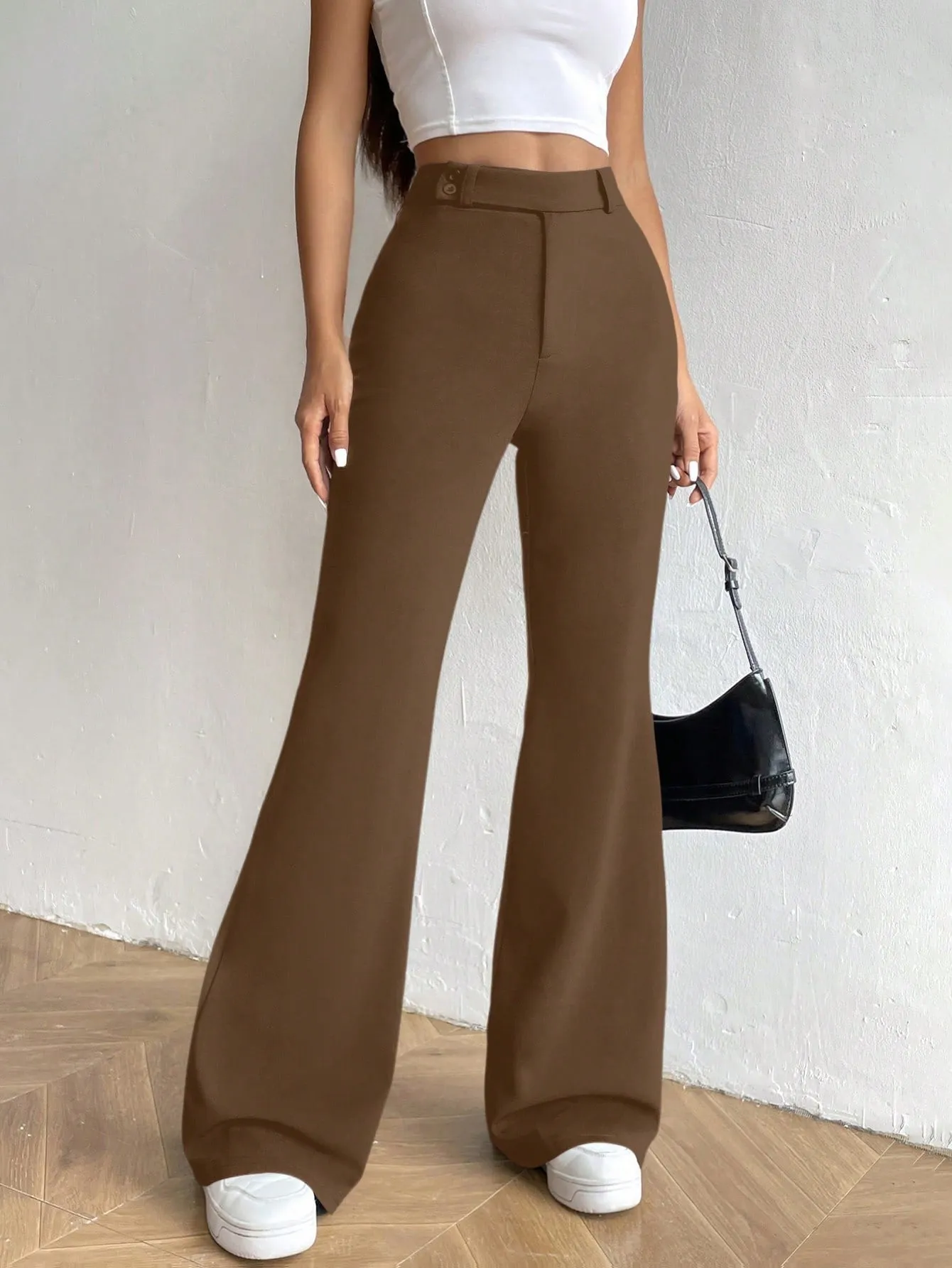 MOOSTA High Waist Flare Leg Pants sold by Negative product image thumbnail 2