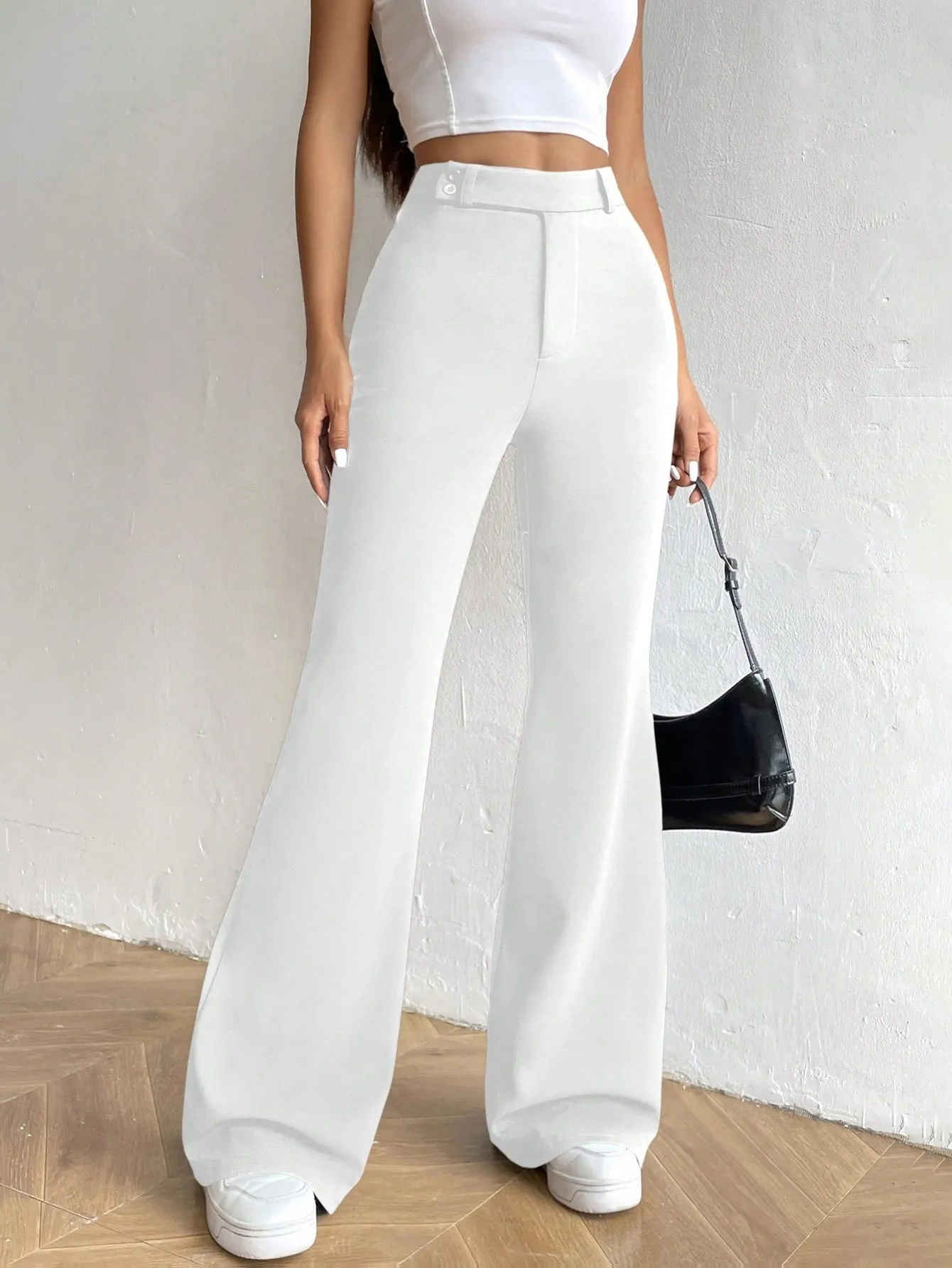 MOOSTA High Waist Flare Leg Pants sold by Negative product image thumbnail 3