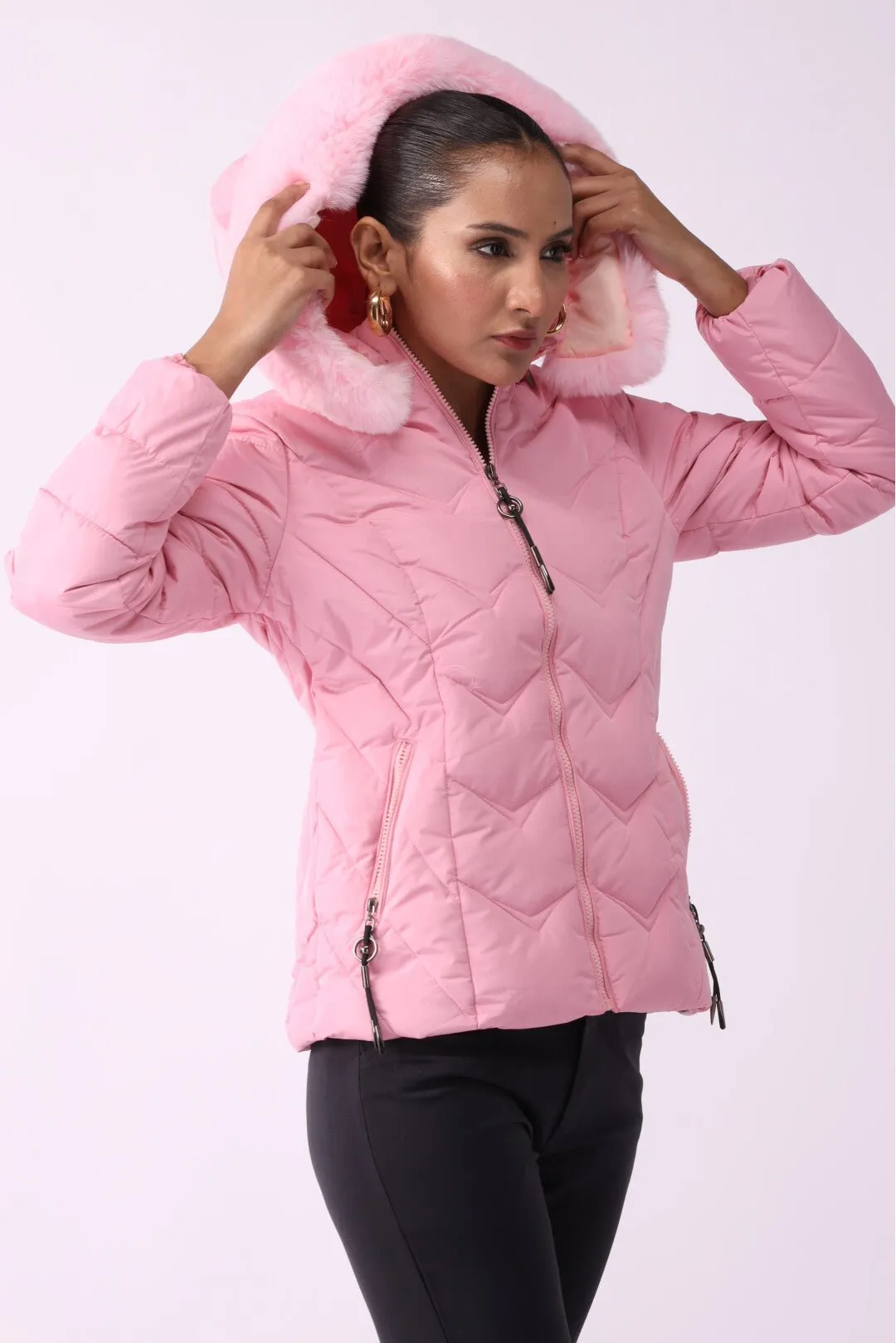Women Puffer Jacket FD sold by Negative product image thumbnail 4