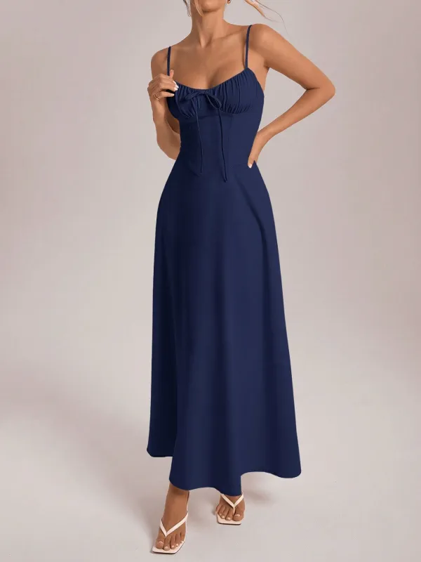 Women's Summer Vacation Fishbone Dress, Sundress sold by Negative