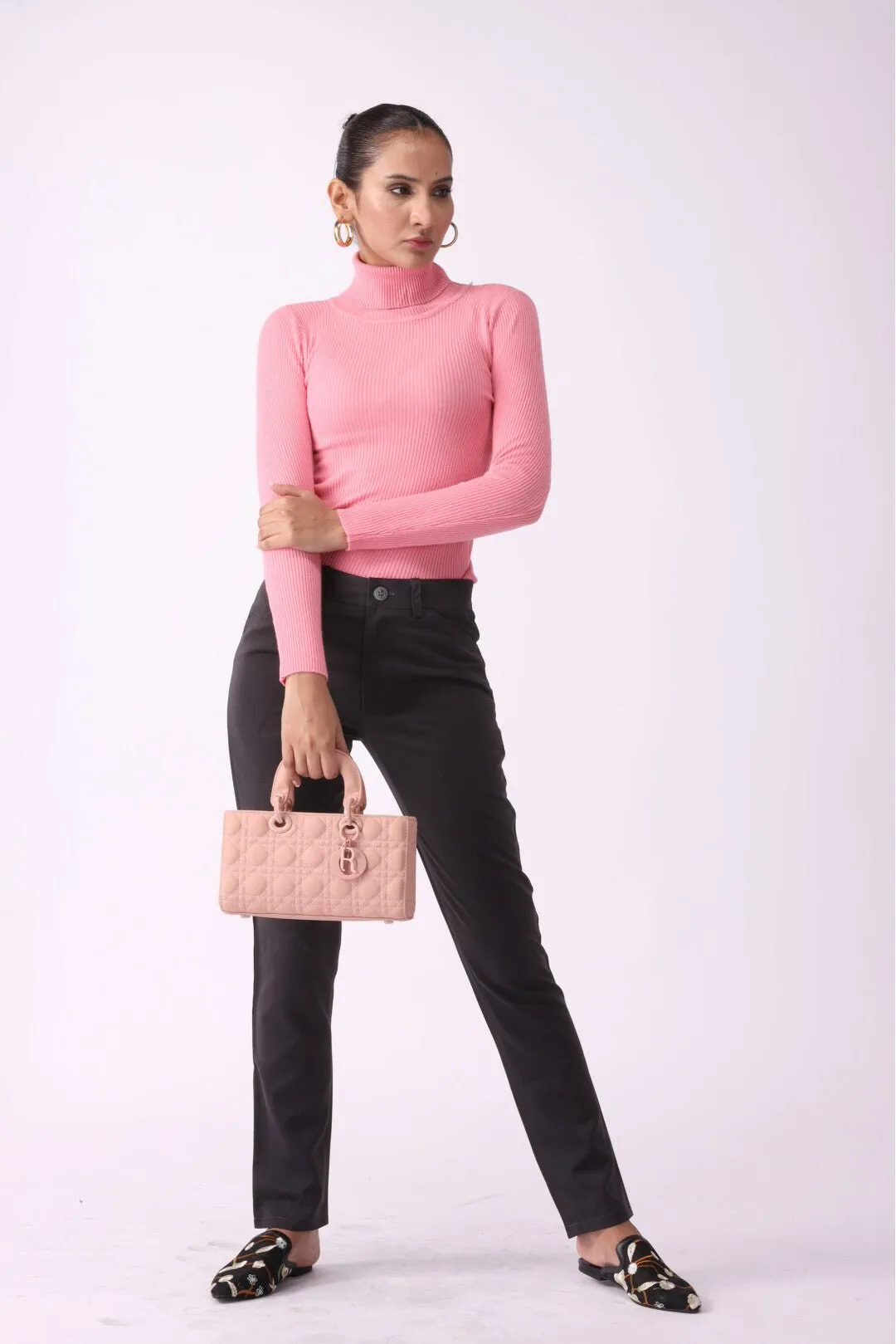 Women High Neck Full Sleeves Shirt FD sold by Negative product image thumbnail 5