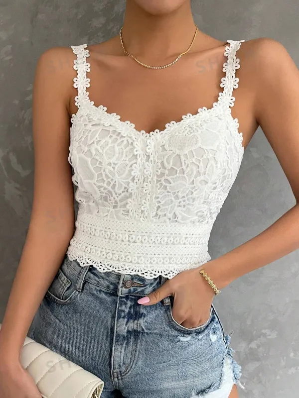 SHEIN Guipure Lace Cami Top made by Negative