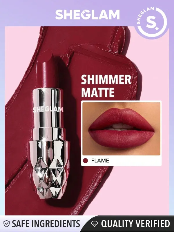 SHEGLAM Starlight Velvet Lipstick - Flame sold by Negative