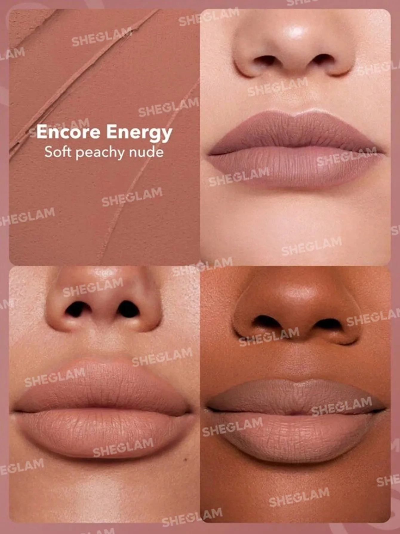 SHEGLAM Dynamatte Boom Long Lasting Matte Lipstick - Nude Shades sold by Negative product image thumbnail 2