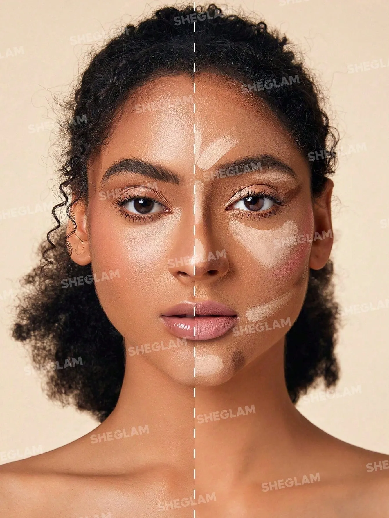 SHEGLAM Stereo Face Six - French Girl 6-Color Cream Contour Palette sold by Negative product image thumbnail 4