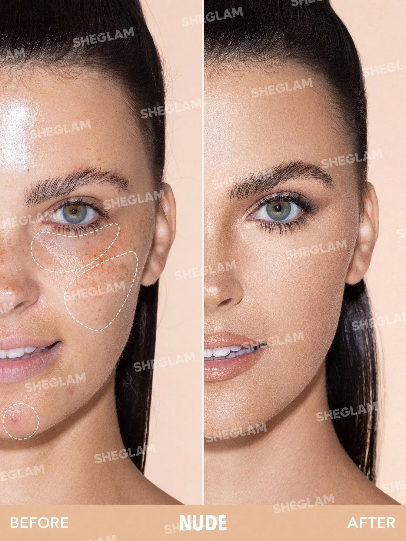 SHEGLAM Like Magic 12Hr Full Coverage Concealer-Nude Matte Liquid Concealer sold by Negative product image thumbnail 2