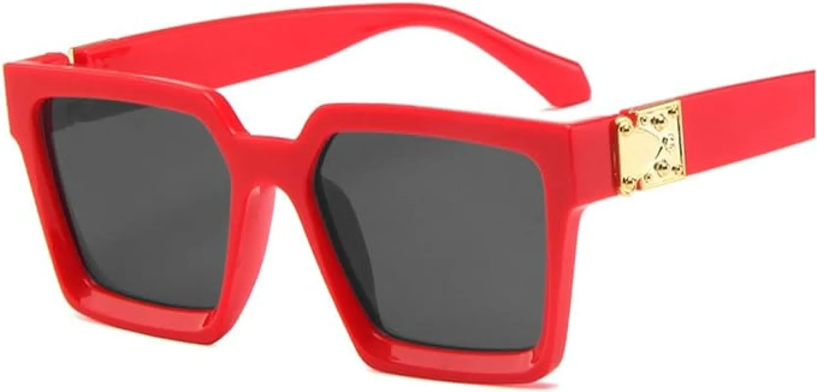 Black & Red Frame Sunglasses made by Negative