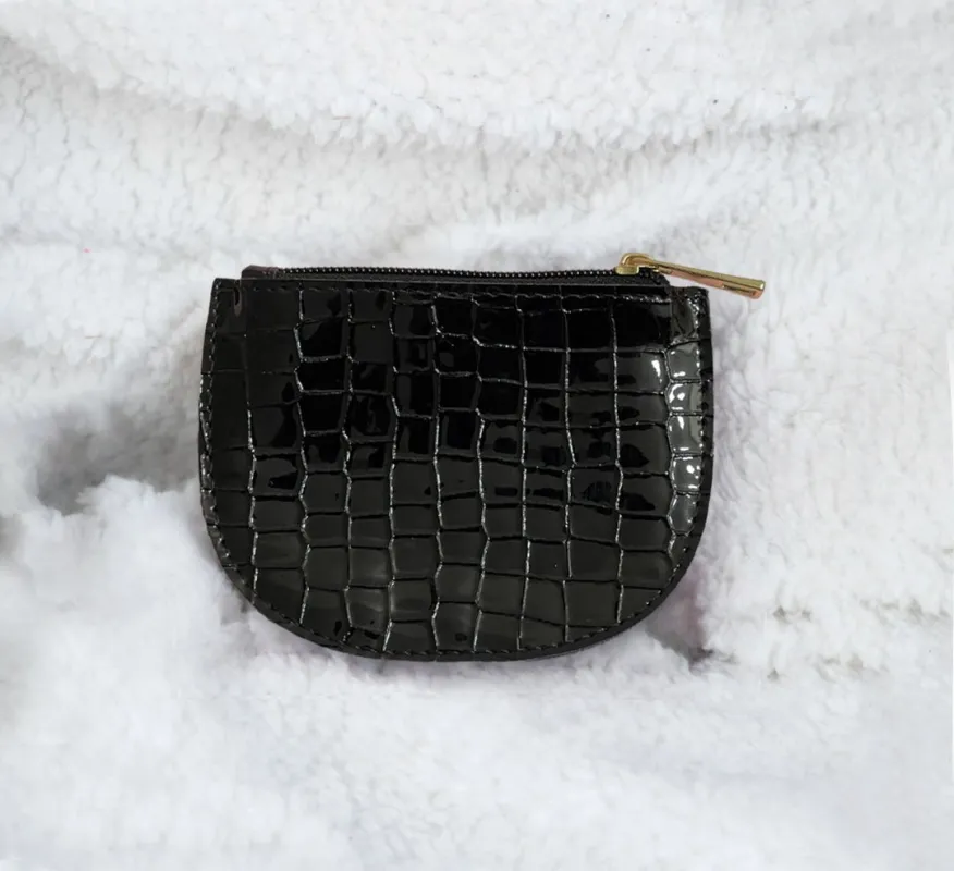 Crocodile Embossed Coin Purse FD made by Negative
