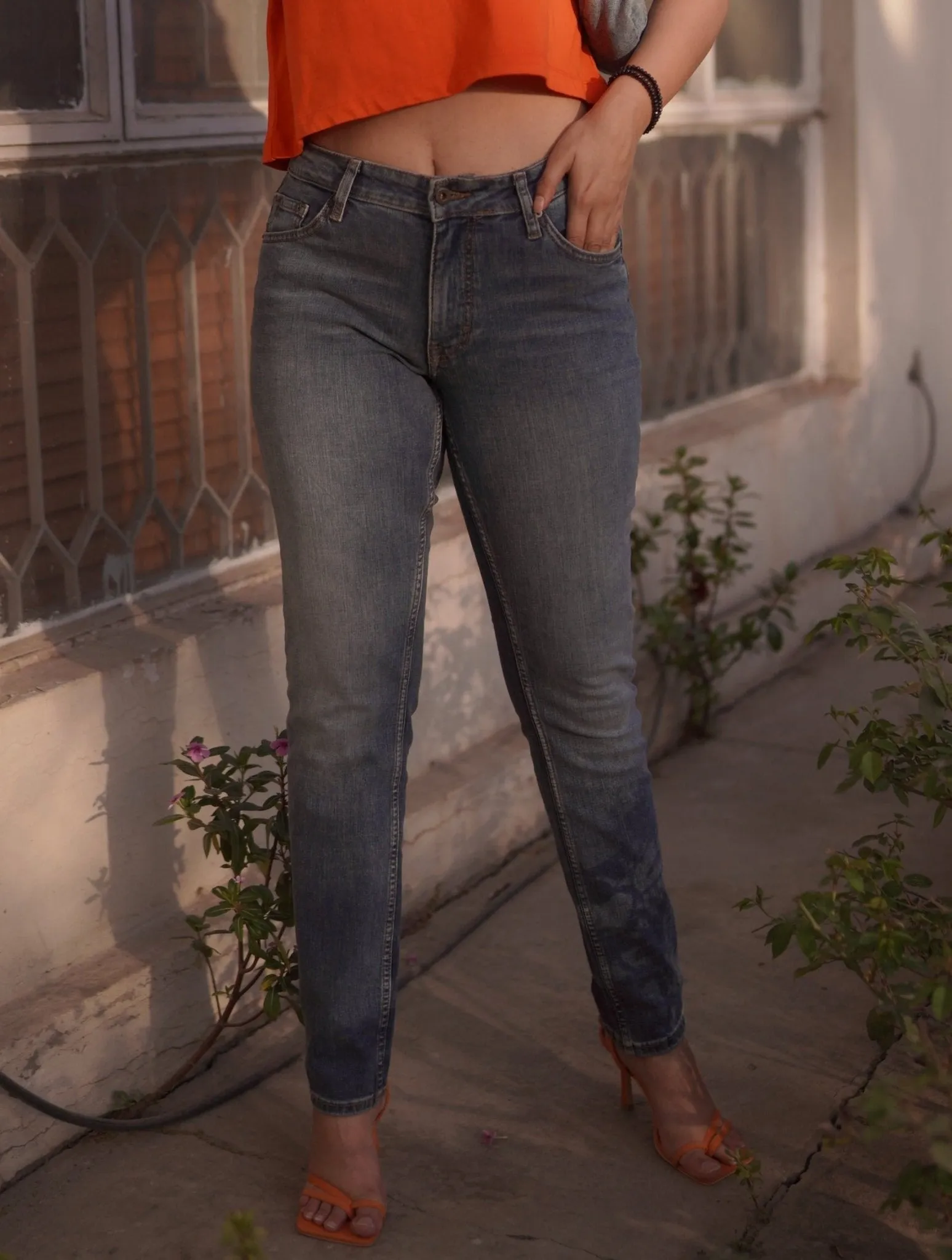 High Waist Straight Leg Jeans sold by Negative product image thumbnail 2