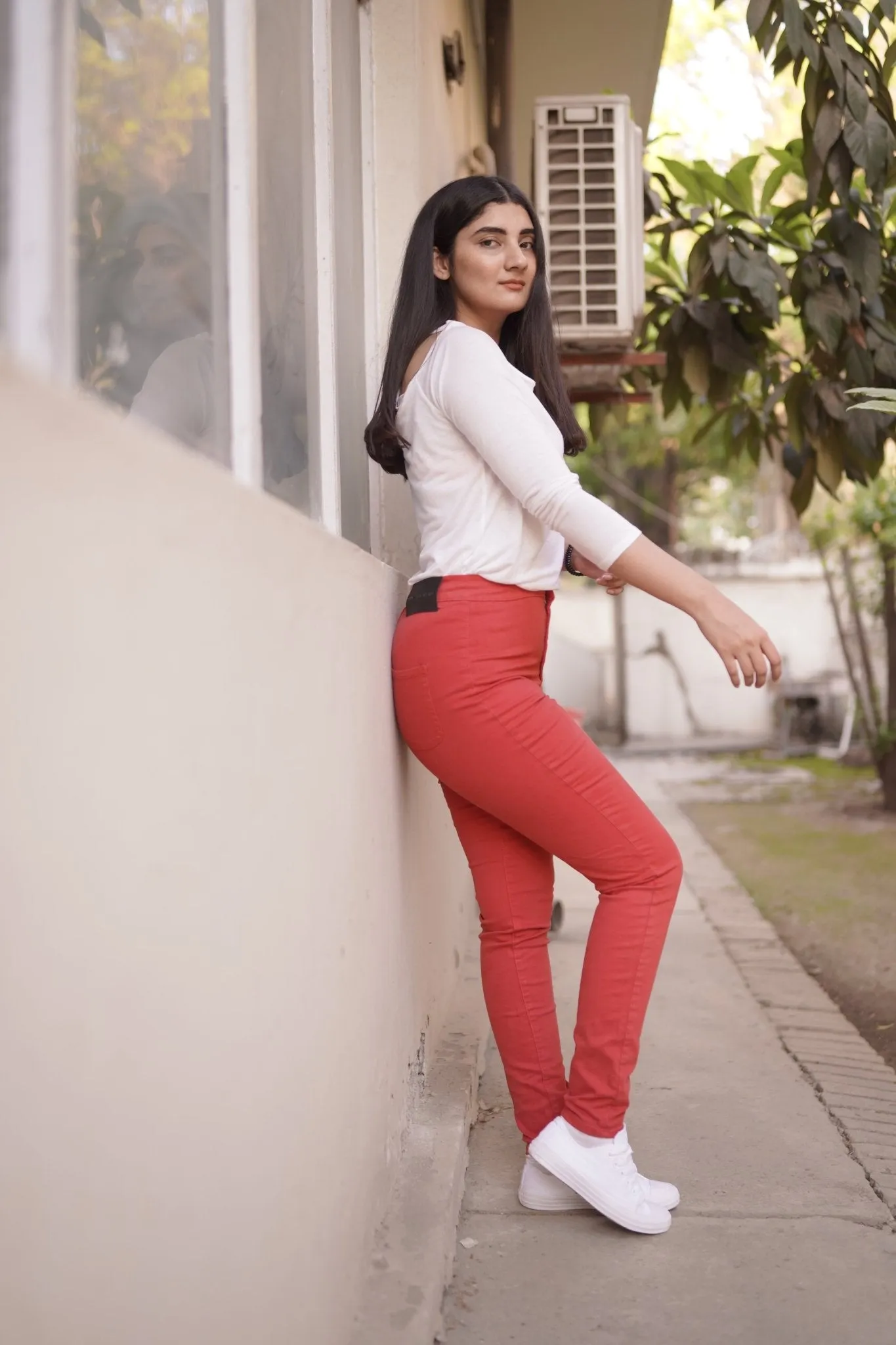 Basic Plain Skinny Jeans FD sold by Negative