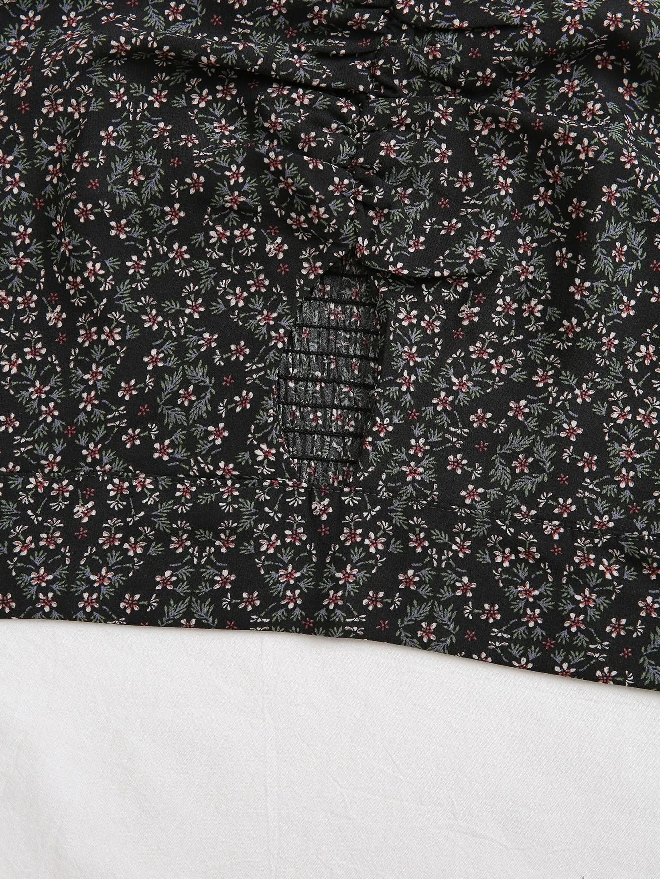 Cut Out Front Ditsy Floral Halter Top sold by Negative product image thumbnail 5