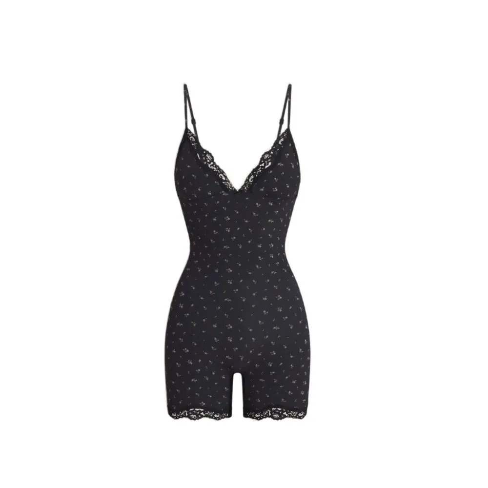 The Sculpt Triangle Onesie | Lace Body-Contouring Bodysuit sold by Negative product image thumbnail 5